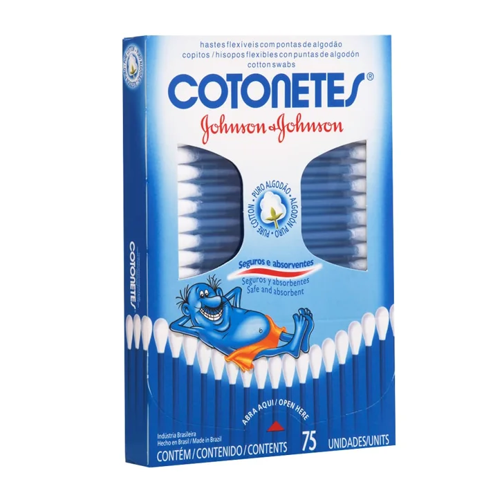 Hastes Flexíveis Cotonetes Johnson's 75 Unidades