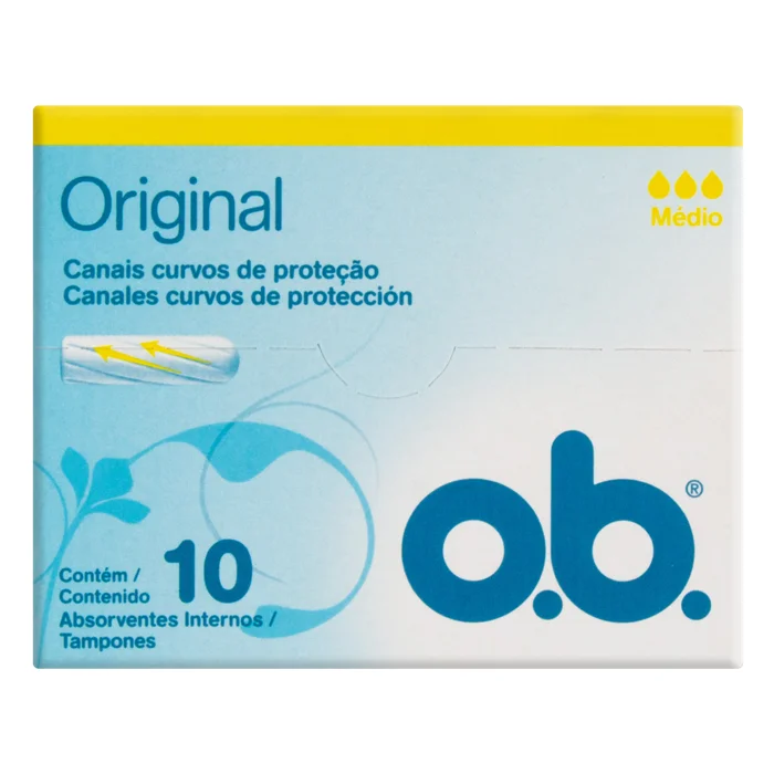 Absorvente Interno o.b. Médio 10 Unidades