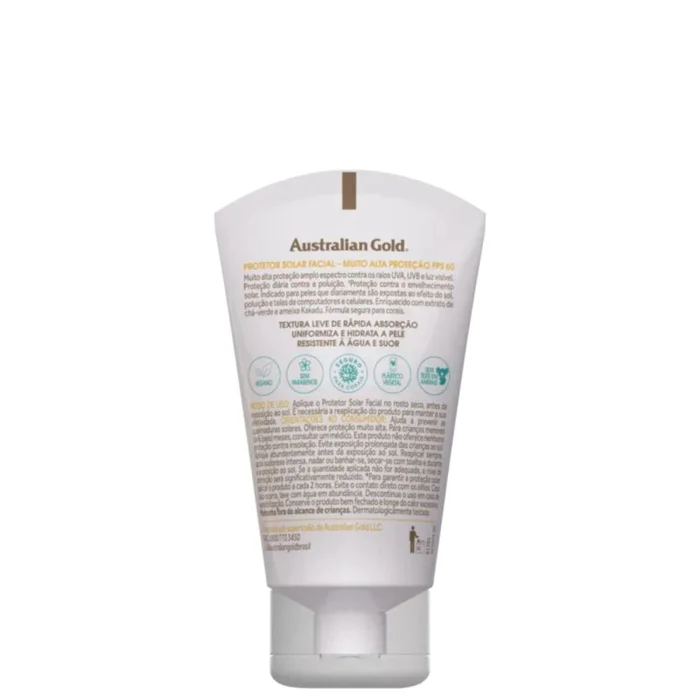 Protetor Solar Facial com Cor Eudora FPS 60 Cor 03 40 g