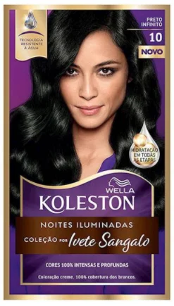 Tintura Koleston Kit 1.0 Preto Infinito