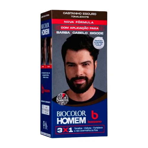 Tintura Biocolor Homem Castanho Escuro