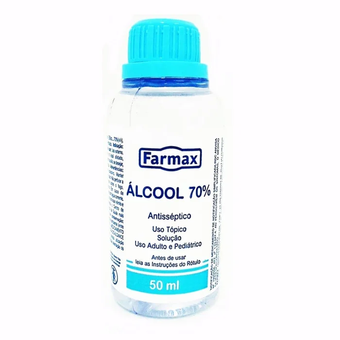 Álcool 70% Farmax 50 ml