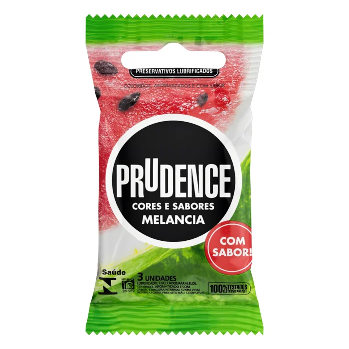 Preservativo Prudence Melancia 3 Unidades