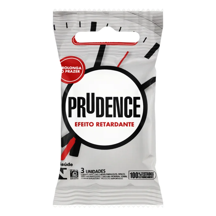 Preservativo Prudence Efeito Retardante 3 Unidades