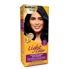 Tintura Light Color 1.0 Preto Azulado