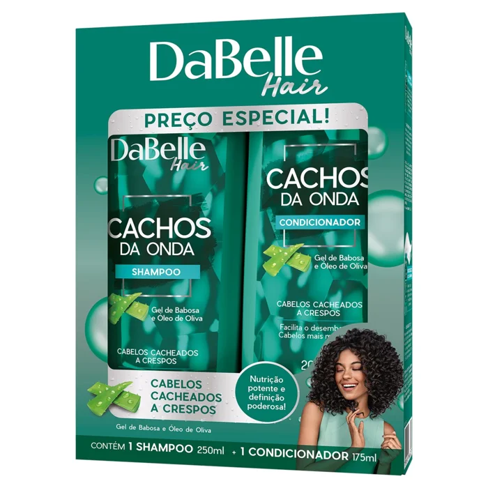 Kit Dabelle Shampoo + Condicionador Cachos 425 ml